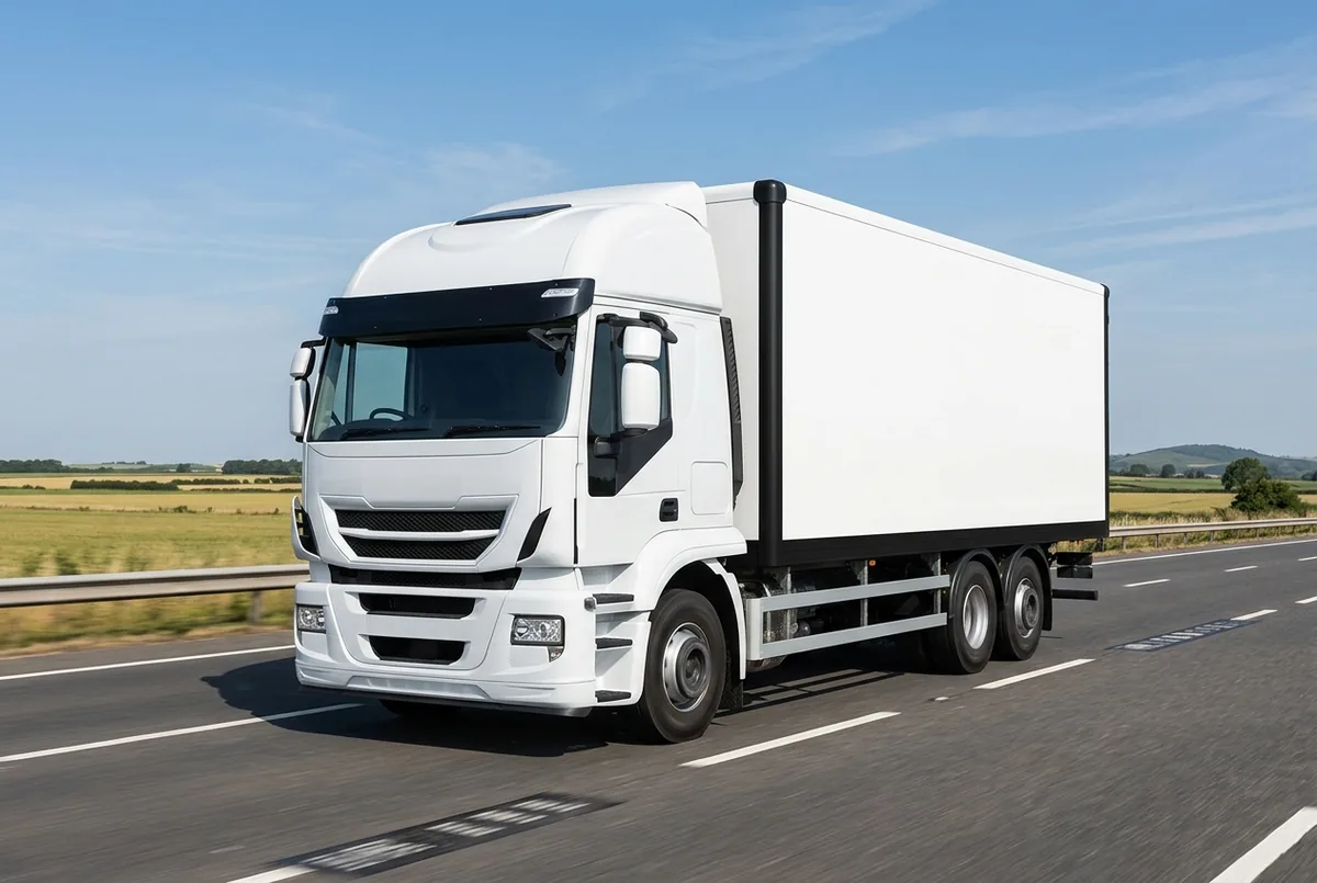 Generated illustration, not a photograph: IVECO X-Way, 265 kW, 6x4 rigid lorry, a 6×4 rigid lorry
