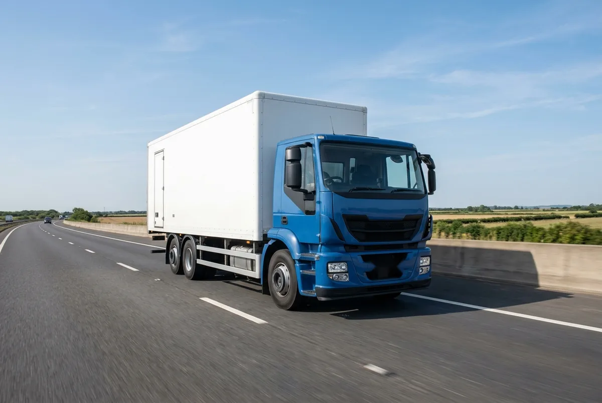 Generated illustration, not a photograph: IVECO X-Way, 294 kW, 6x2 rigid lorry, a 6×2 rigid lorry