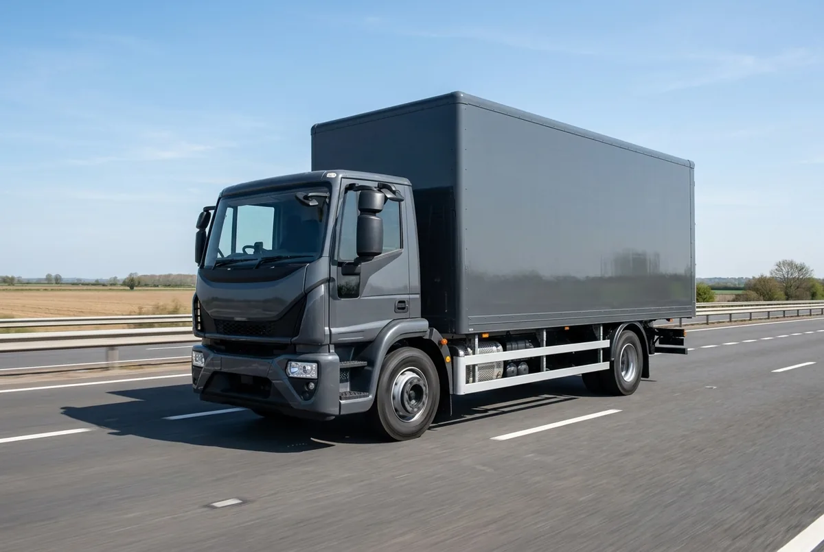 Generated illustration, not a photograph: IVECO X-Way, 309 kW, 4x2 rigid lorry, a 4×2 rigid lorry