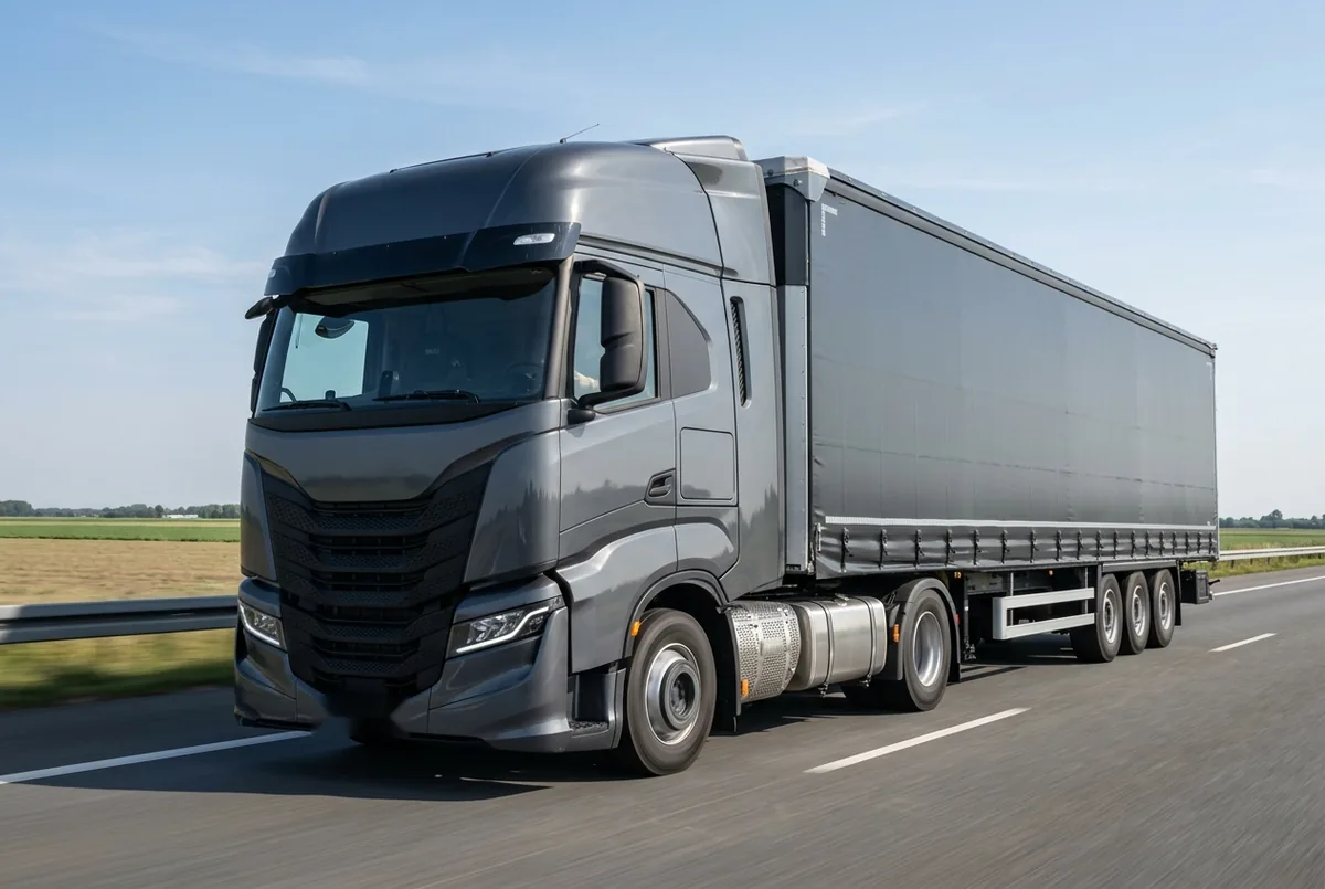 Generated illustration, not a photograph: IVECO X-Way, 309 kW, 4x2 tractor unit, a 4×2 tractor unit
