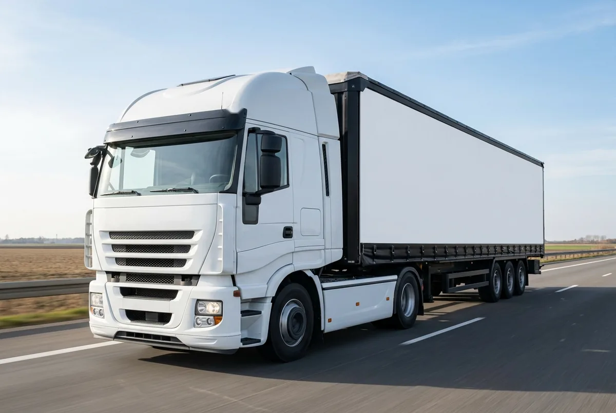 Generated illustration, not a photograph: IVECO X-Way, 338 kW, 4x2 tractor unit, a 4×2 tractor unit