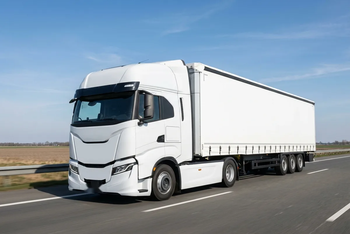 Generated illustration, not a photograph: IVECO X-Way, 357 kW, 4x2 tractor unit, a 4×2 tractor unit