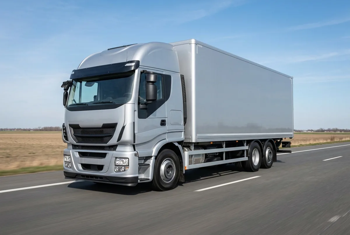 Generated illustration, not a photograph: IVECO X-Way, 357 kW, 6x2 rigid lorry, a 6×2 rigid lorry