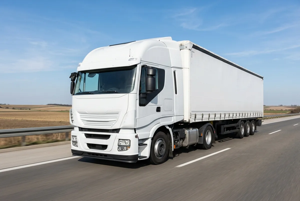 Generated illustration, not a photograph: IVECO X-Way, 387 kW, 4x2 tractor unit, a 4×2 tractor unit