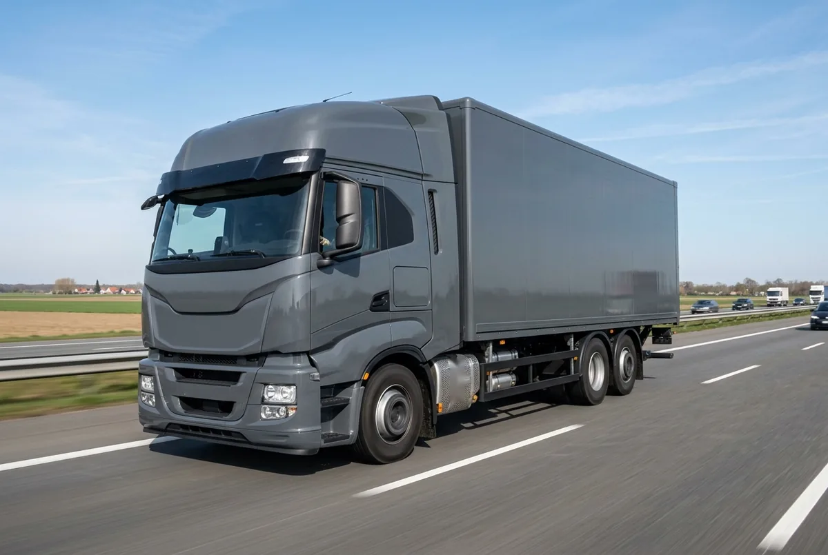 Generated illustration, not a photograph: IVECO X-Way, 387 kW, 6x2 rigid lorry, a 6×2 rigid lorry