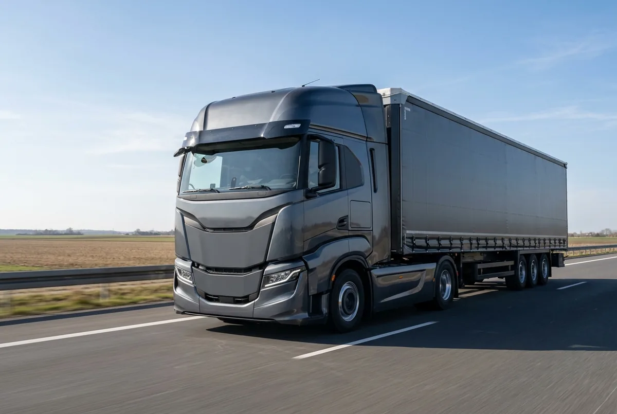 Generated illustration, not a photograph: IVECO X-Way, 419 kW, 4x2 tractor unit, a 4×2 tractor unit