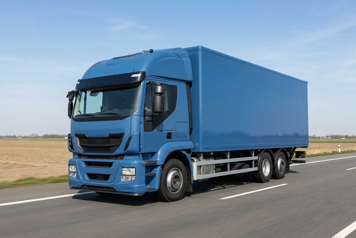 Generated illustration, not a photograph: IVECO X-Way, 419 kW, 6x4 rigid lorry, a 6×4 rigid lorry